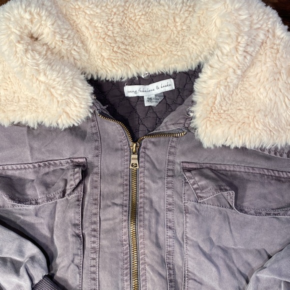 🪴Sold🪴 “Young Fabulous & Broke” Bomber Jacket🪴 - Picture 3 of 13